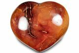 Colorful Carnelian Agate Heart #293760-1